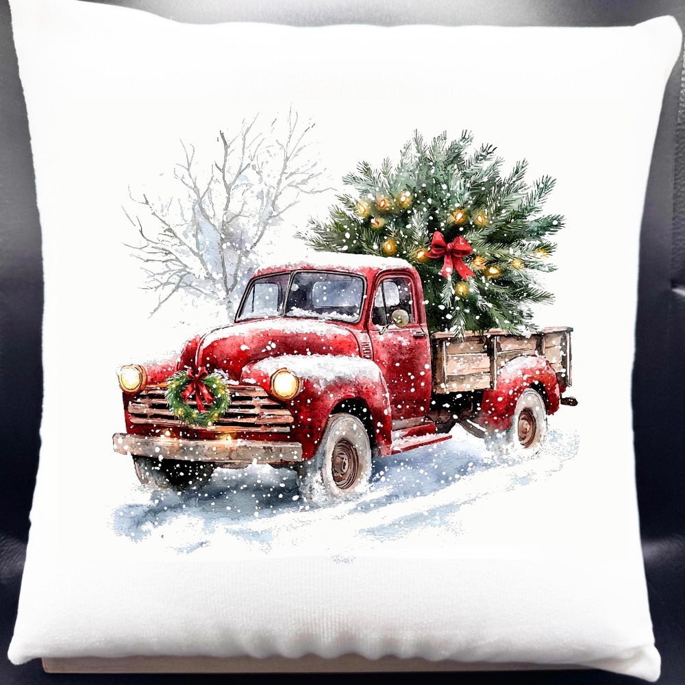 Christmas Truck Pressure Activated Massage Pillow